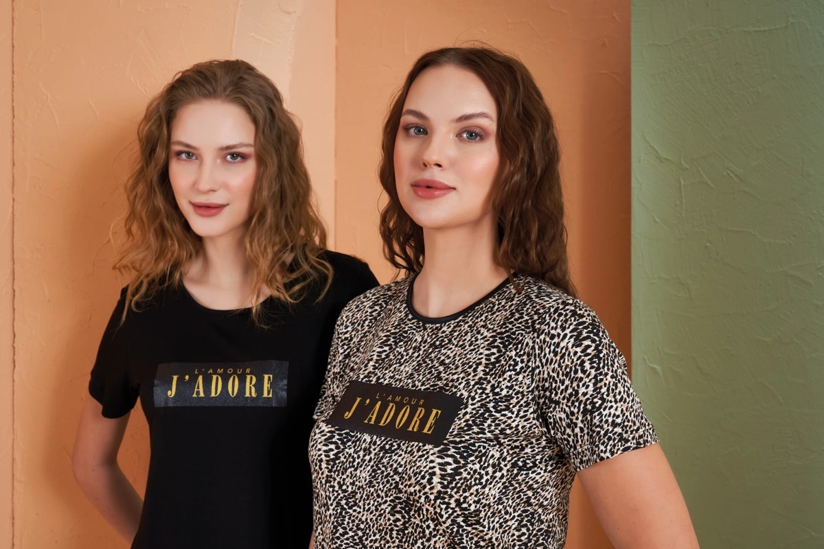 PJS 27036 Kadın Kısa Kol Pijama Takımı