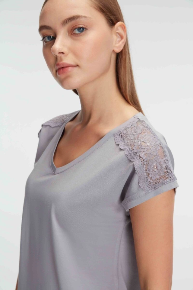 Anıl 9870 Bayan T-Shirt ve Pantolon Takım