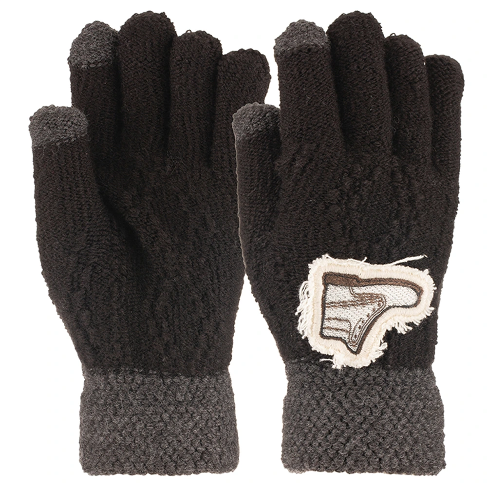 Kitti K25240-07 9-12 Yaş Erkek Çocuk Örme Eldiven