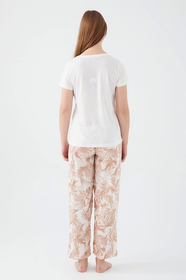 Pierre Cardin 8527-S Kadın Kısa Kol Pijama Takımı