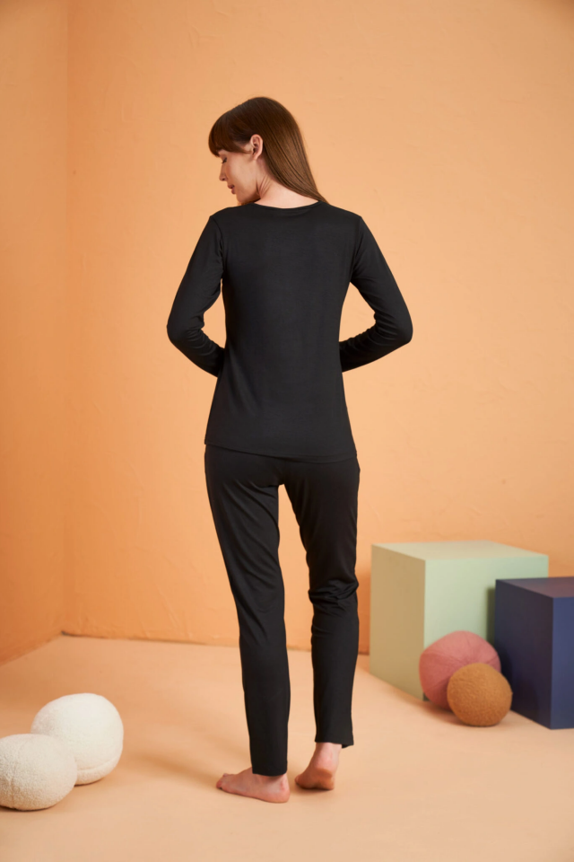 PJS 28048 Kadın Patlı Pijama Takım