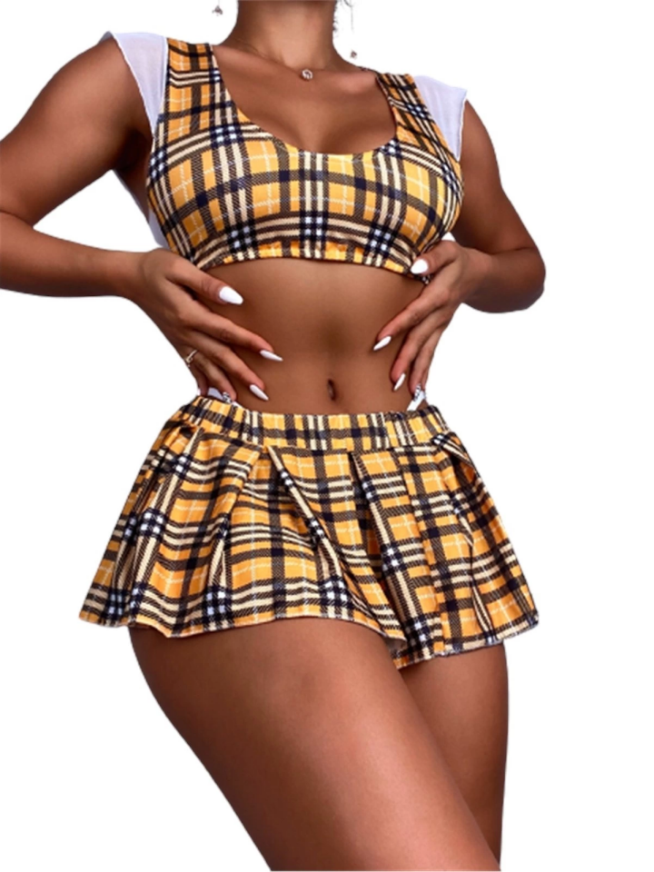 Nightlight 3371 Ekose Fantazi Öğrenci Kostümü