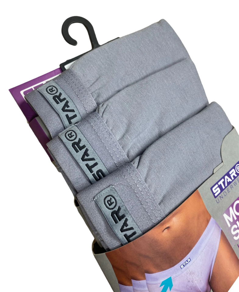 Star 109 Erkek 3'lü Modal Slip
