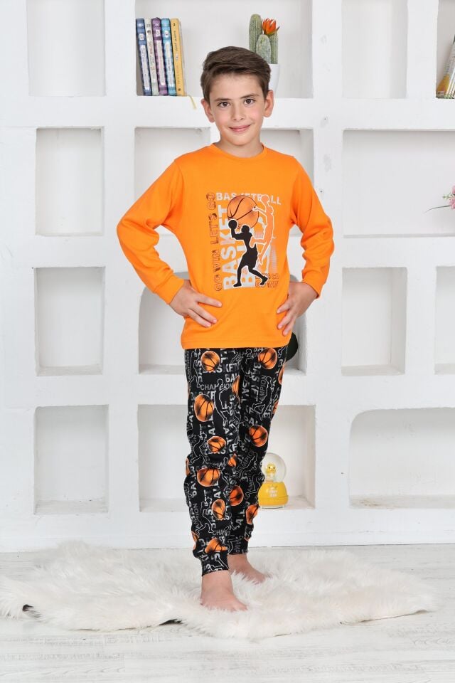 Kapitex 5153 Erkek Çocuk Uzun Kol Pijama Takımı