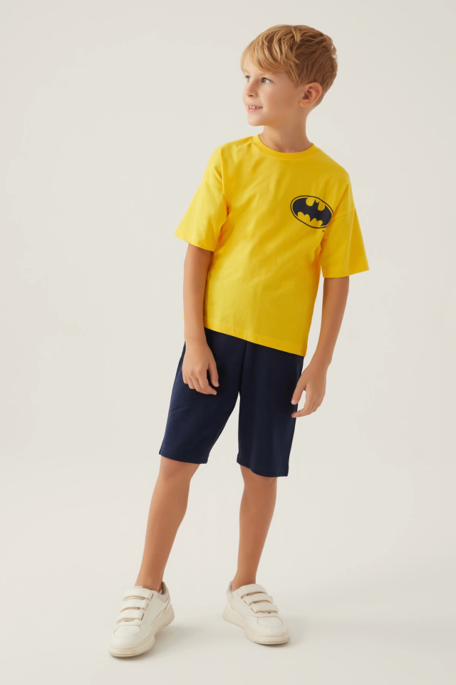 Batman L1692-3 Çocuk Bermuda Pijama Takımı