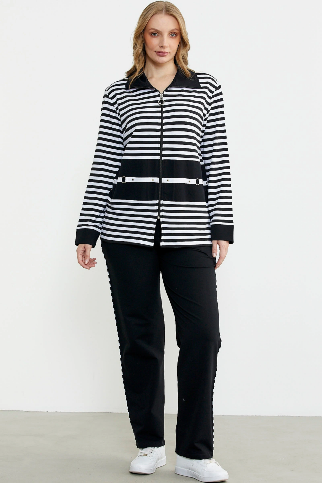 Sementa 76070 Çizgili Tunik Eşofman Takım