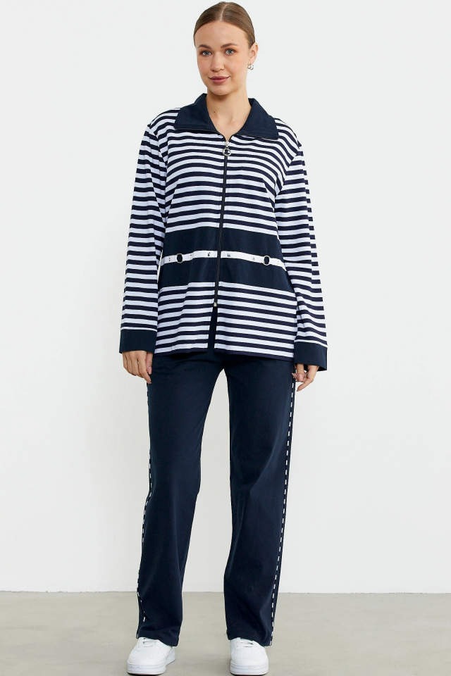 Sementa 76070 Çizgili Tunik Eşofman Takım