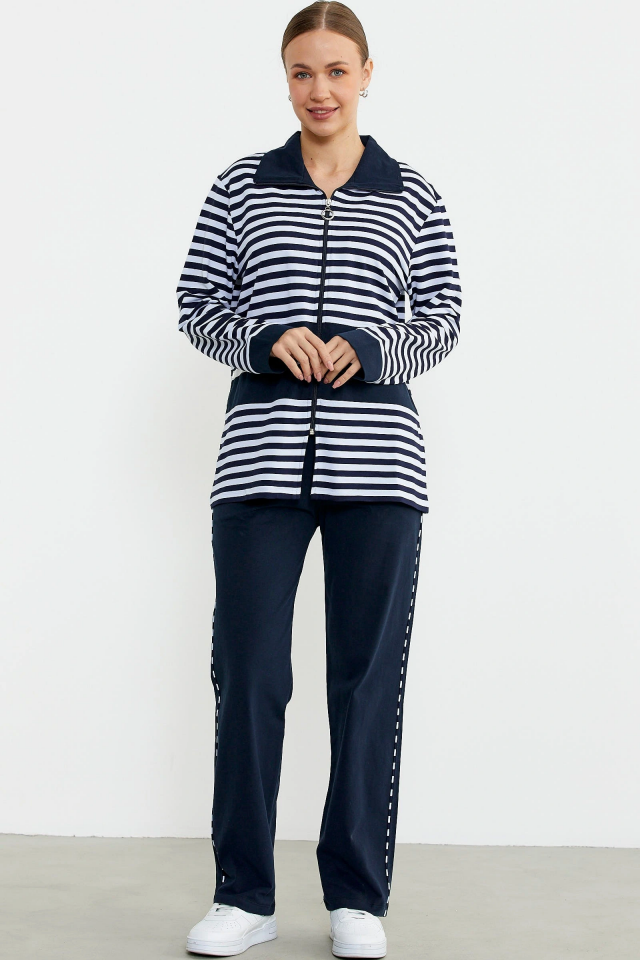 Sementa 76070 Çizgili Tunik Eşofman Takım