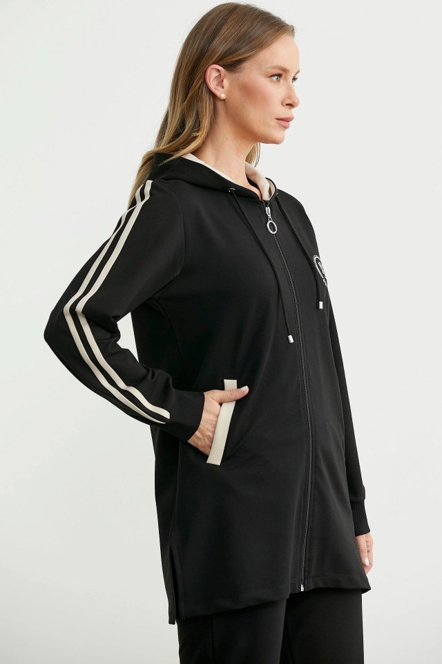 Sementa 76498 Kapüşonlu Tam Fermuarlı Eşofman Takım