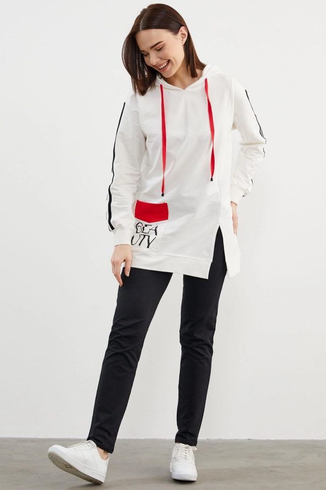 Sementa 76137 Kapüşonlu Oversize Eşofman Takım