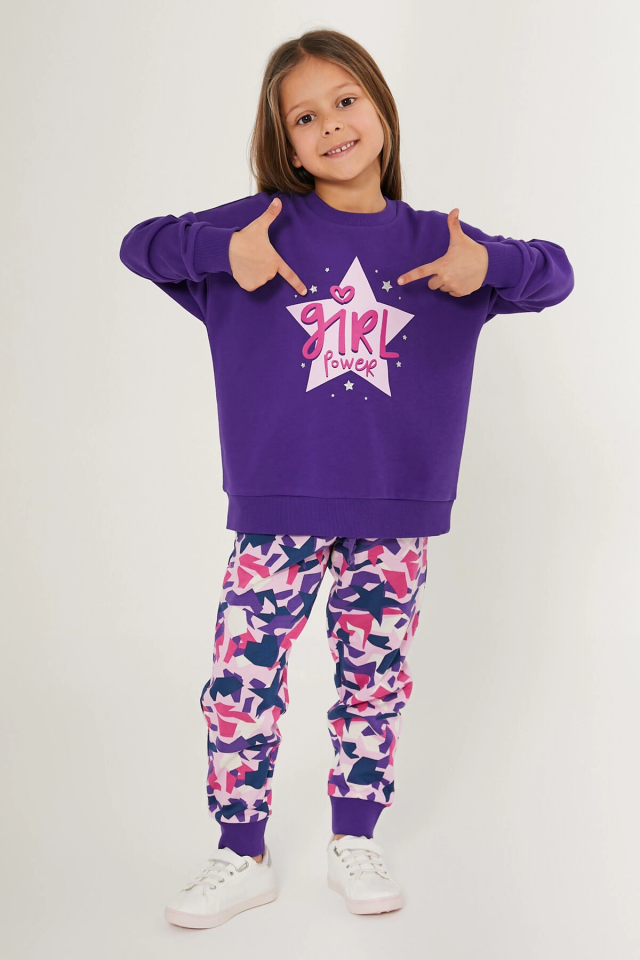 Roly Poly 3278-2 Kız Çocuk Uzun Kollu Takım