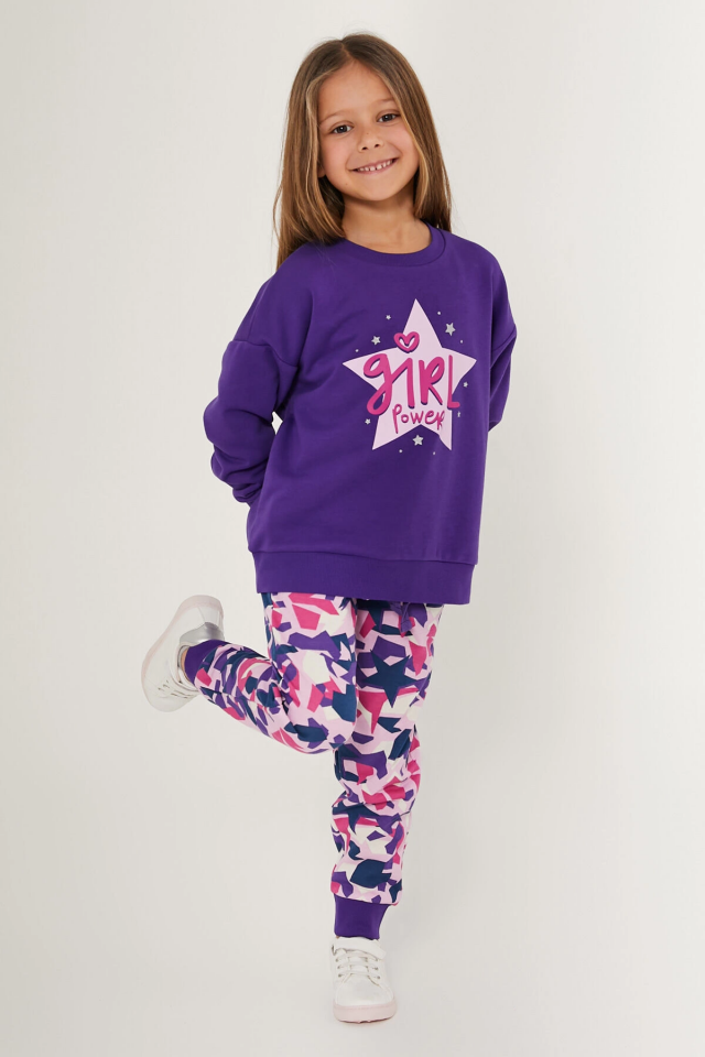 Roly Poly 3278-2 Kız Çocuk Uzun Kollu Takım