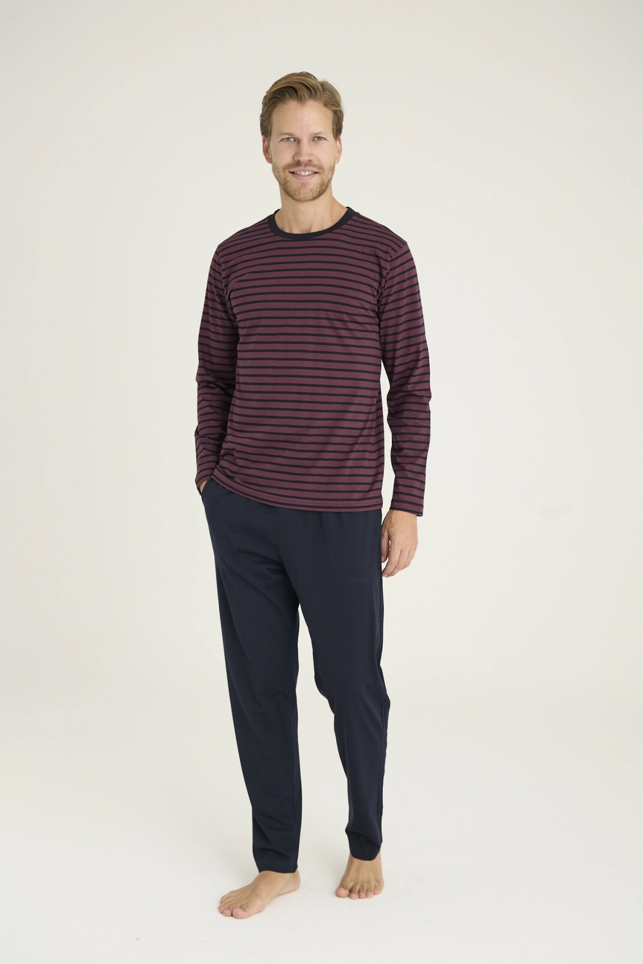 Kocabey 9215 Erkek O.Yaka Pijama Takım