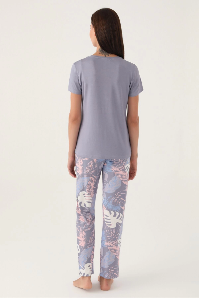Pierre Cardin 8801-S Bayan Kısa Kol Pijama Takım