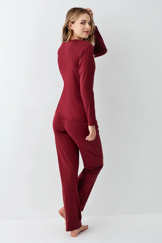 Arnetta 3446-S Kadın Uzun Kol Pijama Takım