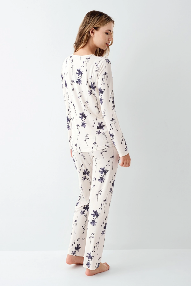 Arnetta 3410-S Kadın Uzun Kol Pijama Takım