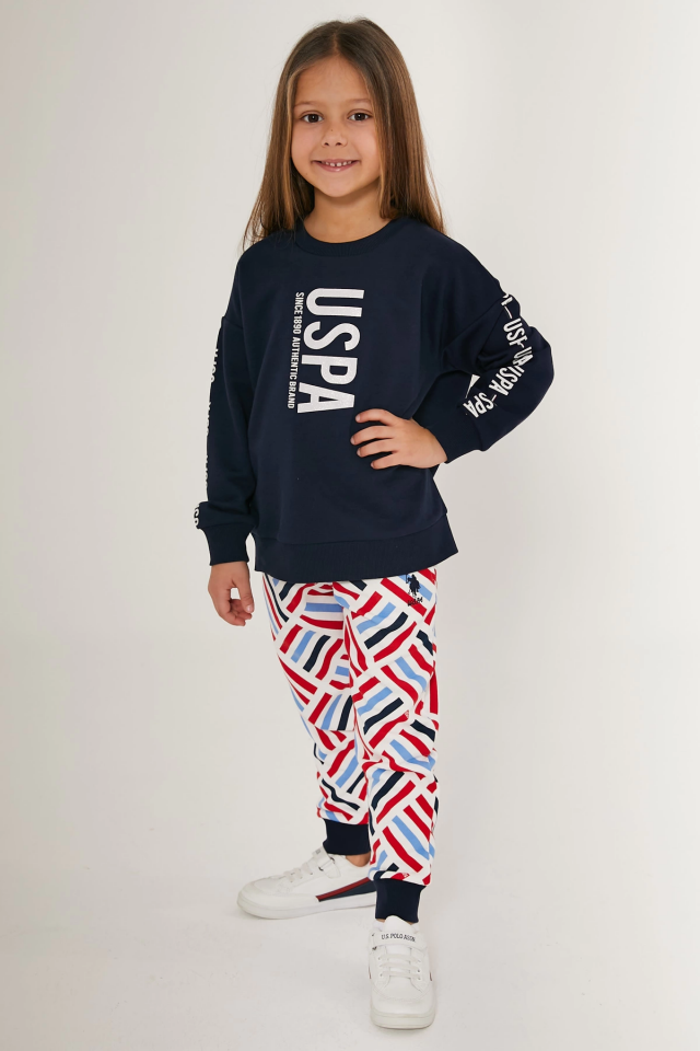 US Polo 1644-4 Kız Çocuk Eşofman Takımı