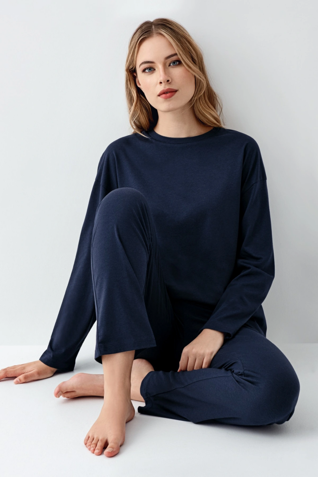 Arnetta 3407-S Kadın Uzun Kol Pijama Takım