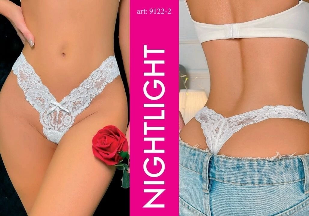 Nightlight 9122 Fiyonklu Dantel Fantazi Külot