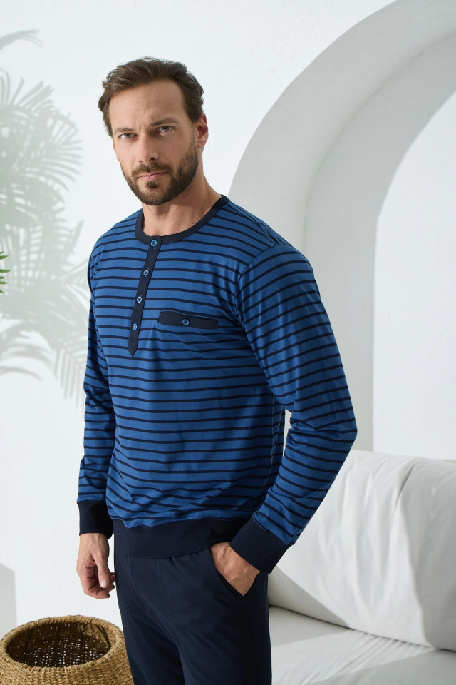 Kocabey 9246 Erkek O  Yaka Pijama Takım
