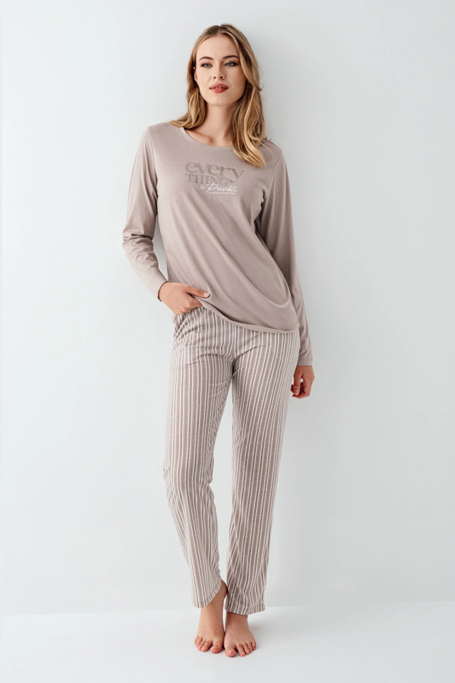 Arnetta 3424-S Kadın Uzun Kol Pijama Takım