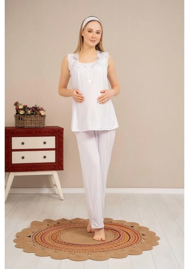 Ba-Ha 4521 Sabahlıklı Lohusa Pijama Takımı