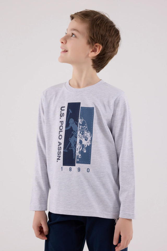 U.S. Polo Assn Kids 2206-4 Erkek Çocuk Pijama Takım