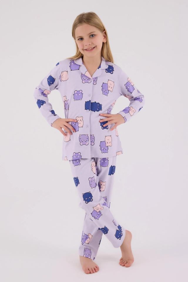 RolyPoly 3706-G Kız Çocuk  Pijama Takımı