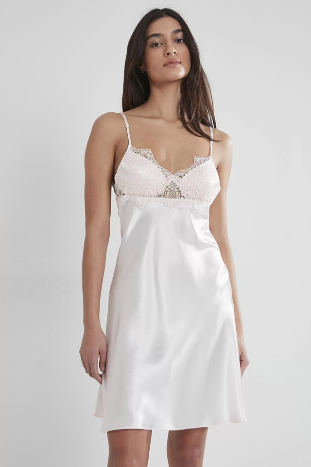 Pierre Cardin 6335 6'lı Saten Gecelik Sabahlık Takım