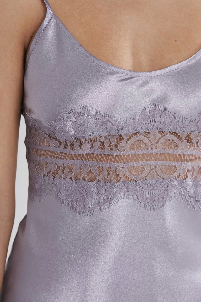 Pierre Cardin 2490 Bayan Sabahlıklı Saten Şort Takım
