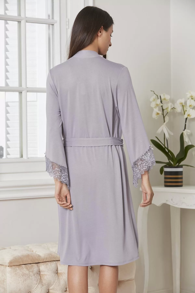 Pierre Cardin P5040 Bayan Penye Gecelik Sabahlık