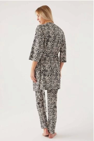 Pierre Cardin 8790-S Kadın Kısa Kol Pijama Takımı