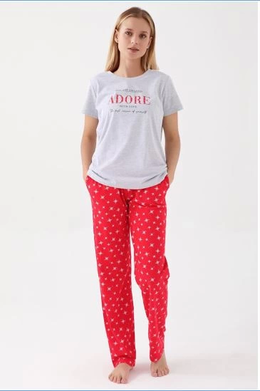 Arnetta 2580-S Kadın Kısa Kol Pijama Takım