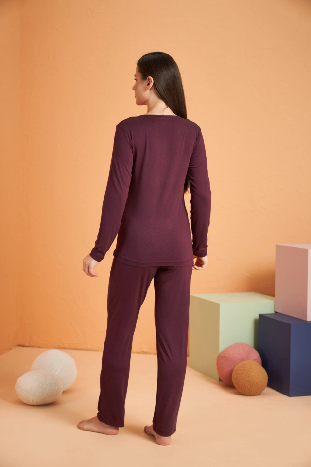 PJS 28048 Kadın Patlı Pijama Takım