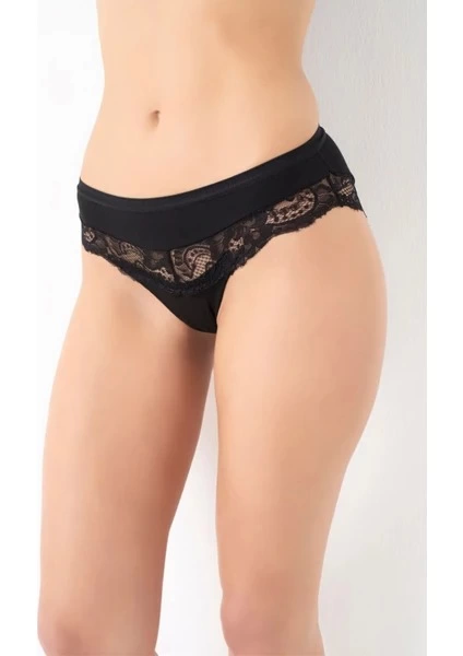 G-Box 932 Bayan Dantel Detaylı Cotton Bikini Külot