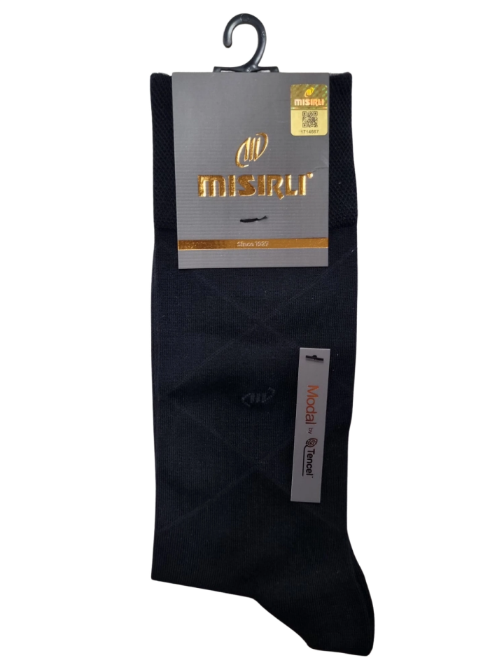 Mısırlı 61052 Erkek Modal Tencel Desenli Soket Çorap