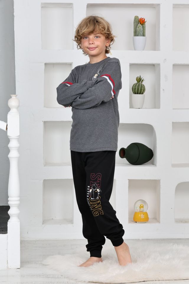 Kapitex 5140 Erkek Çocuk Uzun Kol Pijama Takımı