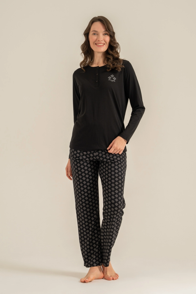 Pierre Cardin  Pc9289-S  Kadın Uzun Kollu Pijama Takımı