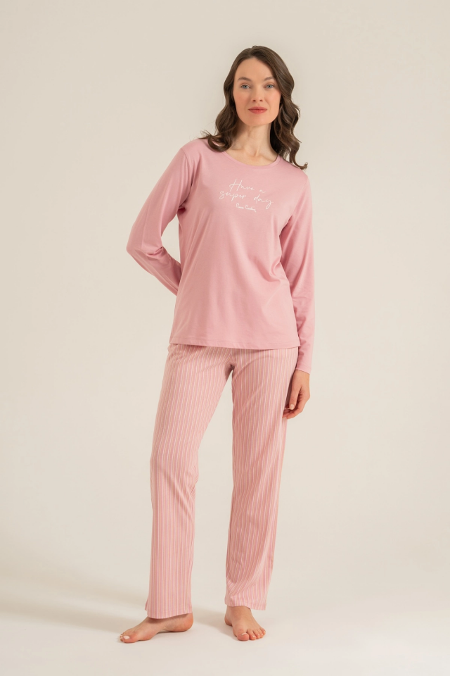 Pierre Cardin  Pc9294-S  Kadın Uzun Kollu Pijama Takımı