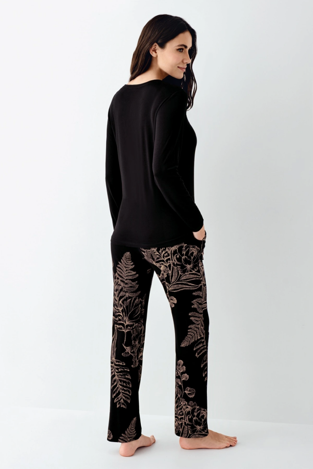 Arnetta 3439-S Kadın Uzun Kol Pijama Takım