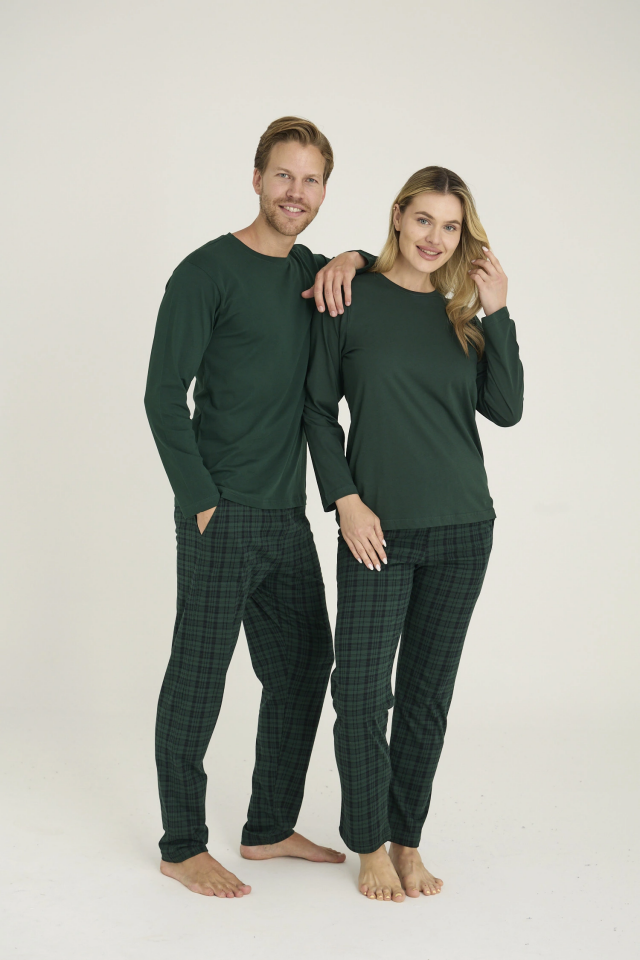 Kocabey 9273-K Kadın O.Yaka Pijama Takım