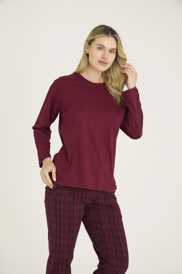 Kocabey 9273-K Kadın O Yaka Pijama Takım