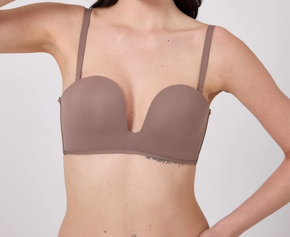 Freshness MSF05 Destekli V Dekolte Lazer Kesim Sütyen