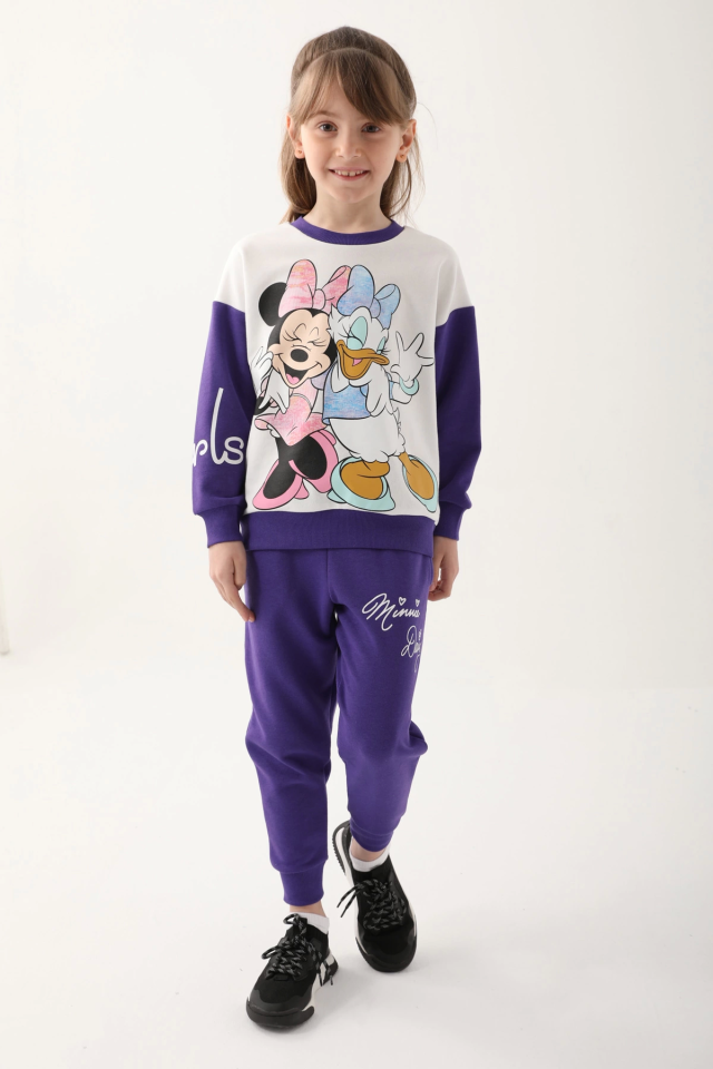 Disney 4815-3 Minnie Mouse Kız Çocuk İkili Takım